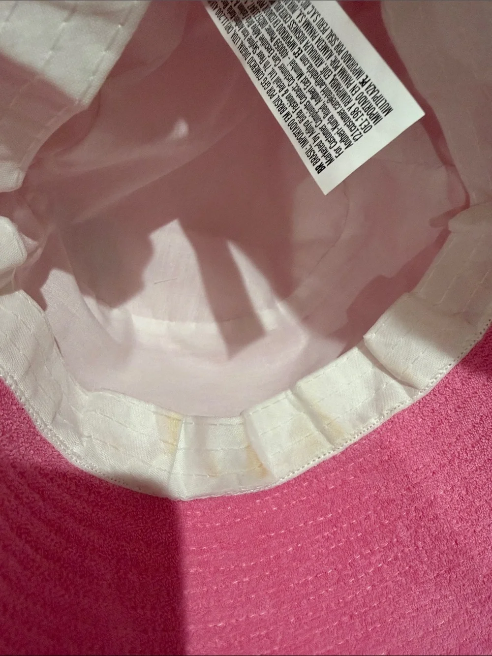 Forever 21 Bright Pink Terry Bucket Hat